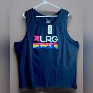 LRG Lifted Research Group Tank Top Mens 2XL Sleeveless Muscle Shirt ~ NWT
